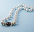 Caspian Victoire 16mm White Agate Necklace