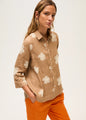 Embroidered garment-dyed linen shirt