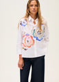 Hand-painted poplin shirt