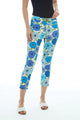 Patty Kim St. Tropez Capri In Blue Zinnias