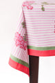 Pink Hydrangea Blockprint Tablecloth - 70x120 Size