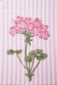 Pink Hydrangea Blockprint Tablecloth - 70x120 Size