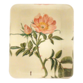 John Derian Dog Rose Rectangular Charm