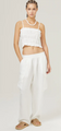 Lanhtropy Luca Linen Pants - White