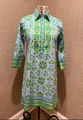 Bella tu Nicki Shirt Dress- Cornflower Green