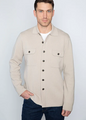 KINROSS DOUBLEKNIT SHIRT JACKET IN OAK