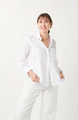 Jill McGowan Luna Shirt in White Linen