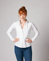 Jill McGowan Joy Shirt in Knits In White