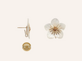 14K Cherry Blossom Earrings