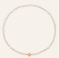 Freshwater White Round Pearl MINI Necklace