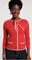 Border Tie Neck Cardigan