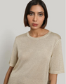 MAISON LUREX GALA TOP IN LIGHT GOLD