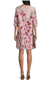 Caroline rose Floral Print Shift Dress With Side Pocket