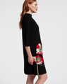 Annie Embroidered Wool Dress