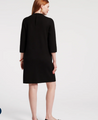 Annie Embroidered Wool Dress
