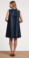 Sleeveless Diplomat Mini Dress In Navy