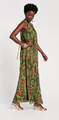 Slim Pleated Maxi Dress