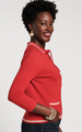 Border Tie Neck Cardigan