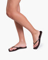 Square Toe Lily Croc In Carob(Brown)