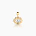 Starlet Oval Cubic Zirconia Bail