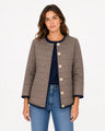Cortland Park Delray Jacket-Navy/Toffee