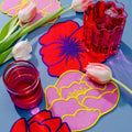 Flower Cocktail Napkins