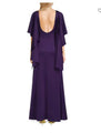 Black Halo Satin Gown -50% Off Original $565.00- Sale $282.50
