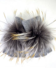 Load image into Gallery viewer, Angora wool blend fingerless glove handwarmers
