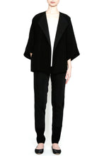 Load image into Gallery viewer, Yeohlee Lapel Kimono Sleeve Jacket in Smart Gab Microfiber
