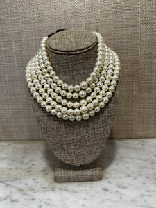FB Multi-strand Pearl Necklace