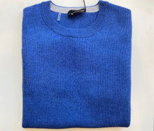 Load image into Gallery viewer, Kinross Men&#39;s Ribbed Crewneck 100% Cashmere Sweater
