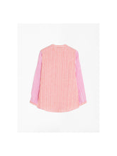 Load image into Gallery viewer, Vilagallo Shirt Elle Pink Linen Stripe
