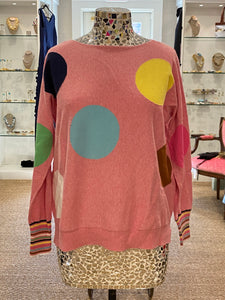 Zaket+Plover Colorful Spots Sweater